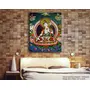THANGKA PAINTING Thangka Canvas Painting | Tara Goddess | Buddhism Art | Traditional Art Painting for Home dcor|Size - 36X27 Inches.h419, 2 image