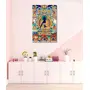 THANGKA PAINTING Thangka Canvas Painting | Dashavatara of Lord Buddha | Buddhism Art| Traditional Art Painting for Home dcor|Size - 13X9 Inches.h440, 3 image