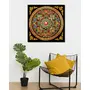 THANGKA PAINTING Mandala Art Canvas Painting|Traditional Mandala |Size|-13X13 Inches.d278, 4 image