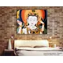 THANGKA PAINTING Thangka Canvas Painting | Vajrasattva with Consort Brocade | Tribal Art| Traditional Art Painting for Home dcor|Size - 13X11 Inches.h504, 2 image
