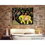 THANGKA PAINTING Madhubani Art Canvas Painting|Colorful Elephant|Art|Size-13X11 Inches.b270, 2 image