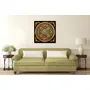 THANGKA PAINTING Mandala Art Canvas Painting|Traditional Mandala |Size|-13X13 Inches.d278, 2 image
