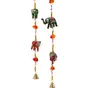 JAIPUR STONE WORK Rajasthani Camel Ceramic Door Hanging (5 cm x 5 cm x 97 cm Set of 2) & JAIPUR STONE WORK Handcrafted Decorative Wall/Door/Window Hanging Bells Chimes Showpieces, 4 image