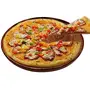 WOOD CRAFTS OF RAJASTHAN Wooden Sheesham PlateServing PlateDinner PlatePizza for Home and Kitchen (Size- 10 Inch)/ 26 cm., 2 image