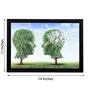 JAIPUR STONE WORK 'Face in a Tree' Art Painting (Synthetic Wood 36 cm x 1 cm x 28 cm), 3 image