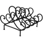 WOOD CRAFTS OF RAJASTHAN Iron 4 Place Plate Holder Plate Stand Dish Rack Dish Holder Iron Black (Set of 1), 2 image