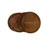 WOOD CRAFTS OF RAJASTHAN Mango Wood Serving Plate Wooden Serving Plate Mango Wood with Shine Polish Serving Platter //Plates // Tray Round Plate (10 * 10 inch (Set of 4), 2 image