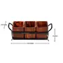 WOOD CRAFTS OF RAJASTHANWood and Wrought Iron 3 Spoon Rack Holder Multipurpose Stand Table Organizer- Brown, 3 image