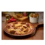 WOOD CRAFTS OF RAJASTHAN Wooden Round Pizza Plate with Handle/Pizza Tray/Pizza Board/Pizza Pan/Suitable for All Kitchen/10inch, 5 image