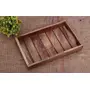 WOOD CRAFTS OF RAJASTHAN Wooden Mango Wood Serving Trays for Dining Tablebrown-11.5x7x1.5 inch, 3 image