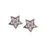 KUNDAN & MEENAKARI JEWELLERY Designer Tradoitional Gold Plated Black Tone Star Design Pendant American Diamond Cubic Zirconia AD Mangalsutra For Women, 5 image