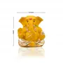 CHURU SILVERWARE Ceramic Mango Appu Ganesha Idols 5 x 4 x 3 cm Gold, 4 image