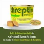 Threptin JUNIOR-Protein Diskettes| Healthy Snacks for Kids - 250g Casein Protein Diskette with Calcium Essential Vitamins Minerals Shankhpushpi and Brahmi-(No Maida)- Kesar Pista|100% Veg, 4 image
