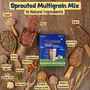 TruVitals Sprouted Multigrain Mix 200g | Sathu Maavu | Healthy cereal with 18 Natural foods like Sprouted Ragi Jowar Bajra Dals Almonds Brahmi | Elaichi Flavour, 3 image