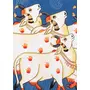 PICHWAI- PAINTED TEMPLE HANGING Large Pichwai Painting Print Kamdhenu Cows under Poornima Moon Size 24X30 Inches, 3 image