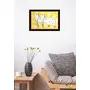 PICHWAI- PAINTED TEMPLE HANGING Pichwai Painting Two Kamdhenu Cows Photo Frame Size 19.5X13.5 Inches, 2 image