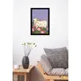 PICHWAI- PAINTED TEMPLE HANGING Pichwai Painting Kamdhenu Cow in Lotus Pond Photo Frame Size 13.5X19.5 Inches, 2 image