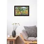 PICHWAI- PAINTED TEMPLE HANGING Pichwai Painting Krishna teasing Gopis for Makhan Photo Frame Size 19.5X13.5 Inches, 2 image
