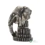 MEENAKARI ENAMEL PRODUCTS Resin 7" Elephant Face Statue Animal Figurines Handcrafted Decorative Showpiece Idol for Home & Office Decor, 2 image