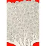 PICHWAI- PAINTED TEMPLE HANGING Large Pichwai Painting Print Kamdhenus Under Kalpavriksha Tree Size 36X24 Inches, 6 image