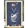 PICHWAI- PAINTED TEMPLE HANGING Large Pichwai Painting Shrinathji Darshan on Goverdhan Hill Size 24X34 Inches, 3 image