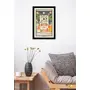 PICHWAI- PAINTED TEMPLE HANGING Shrinathji with Goswamis Pichwai Painting Framed Size 13.5X19.5 Inches, 2 image