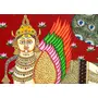 PICHWAI- PAINTED TEMPLE HANGING Large Pichwai Painting Print Kamdhenu Cow with Calf Size 24X36 Inches, 4 image
