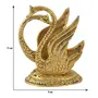MEENAKARI ENAMEL PRODUCTS Oxidize Metal Decorative Golden Swan Duck Shape Napkin Tissue Paper Holder for Kitchen Dining Table (Size L*B*H :10 x 7 x 11 cm Golden), 5 image