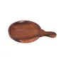 SAHARANPUR HANDICRAFTS Wooden Pizza Plate Board (10 inch ), 4 image