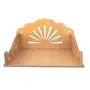 SAHARANPUR HANDICRAFTS Designer Wooden Temple Pooja Mandir Mandap for Home and Office (12.5"x 7"x 7"), 2 image