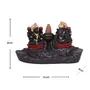 MEENAKARI ENAMEL PRODUCTS Fountain Laxmi Ganesha Smoke Backflow Incense Holder Idol with 20 Incense Cone, 5 image