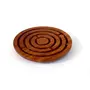 SAHARANPUR HANDICRAFTS Handcrafted Wooden Labyrinth Board Game Ball in Puzzle Toys - Indoor/Outdoor Puzzle Game Gifts for Kids /Boys /Girls | Wooden Board Brain Teaser Games Fun Game for Kids (6 inch), 3 image