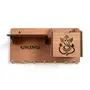 SAHARANPUR HANDICRAFTS Royal Designer Wall Ganesh ji Key Holder/Chabi Hanger (7 Hooks) Wooden MDF Brown Best for Gifting, 3 image