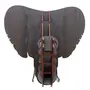 SAHARANPUR HANDICRAFTS Wood Grain Texture Elephant Head Sculpture Creative Wall Hanging (Black 9 inch Standard), 4 image