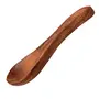 SAHARANPUR HANDICRAFTS Wooden Cooking Spoon Set with Spatulas for Non-Stick Pan Holder|Antibacterial Neem Wood Kitchen Utensil Cooking Set Non Scratch for Cooking & Serving with Small Spoon - Brown Pack of 7, 6 image