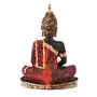 MEENAKARI ENAMEL PRODUCTS Resin Vastu Fang Shui Religious Idol of Lord Gautama Buddha Statue Decorative Showpiece, 5 image