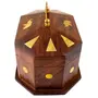 SAHARANPUR HANDICRAFTS Handmade Wooden Jewellery Box for Women Jewellery Organizer Elephant Decor 6 inches, 2 image