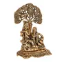MEENAKARI ENAMEL PRODUCTS Radha Krishna Sitting Under Tree Idol Metal Statue Showpiece, 4 image
