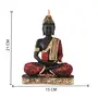 MEENAKARI ENAMEL PRODUCTS Resin Vastu Fang Shui Religious Idol of Lord Gautama Buddha Statue Decorative Showpiece, 6 image