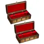 MEENAKARI ENAMEL PRODUCTS Combo Of 2 Pieces (5x11 Inches) Handicraft Jewellery Box Wedding Gift Box Meenakari Wooden Box Vanity Box. Jewellery Bangle Earrings Necklace Vanity Box, 2 image