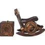 SAHARANPUR HANDICRAFTS :- Wooden Coaster Antique Designing Coaster Kitchen Used Wooden Coaster Set, 3 image