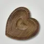 SAHARANPUR HANDICRAFTS :- Serving Tray Wooden Tray Heart Shape Tray Fruit Srerving Tray Table Decor Kitchen Used Tray, 4 image