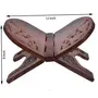 SAHARANPUR HANDICRAFTS Classical Youth Hand-Crafted Wooden Book Stand/Holder ( Rose-Wood 15 inches ), 3 image