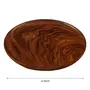 SAHARANPUR HANDICRAFTS Wood Traditional Serving Bowl With Spoon Brown, 3 image