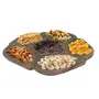 SAHARANPUR HANDICRAFTS Wooden Clave Hexad Dry Fruit Tray, 2 image