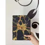 SAHARANPUR HANDICRAFTS Black Handmade paper diary for girls - beautiful marble paper journal diary for writing personal gratitude journal diary to write daily 2021 travel diary (4*6), 7 image