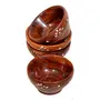 SAHARANPUR HANDICRAFTS Sheesham Wooden Handicraft Snacks Bowls | Handmade Wood Small Serving Bowl/Pyala., 3 image