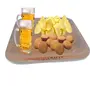 SAHARANPUR HANDICRAFTS Wooden Kitchen Ware Dry Fruits Tray & Snacks Large, 2 image