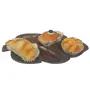 SAHARANPUR HANDICRAFTS Wooden Handmade Leaf Design Dry Fruit Tray Size-lxbxh13x7x1 Inch, 2 image
