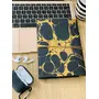 SAHARANPUR HANDICRAFTS Black Handmade paper diary for girls - beautiful marble paper journal diary for writing personal gratitude journal diary to write daily 2021 travel diary (6*8), 2 image
